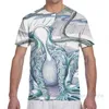 T-shirts pour hommes grenouille sous la pluie hommes T-Shirt femmes imprimé partout mode fille chemise garçon hauts t-shirts à manches courtes t-shirts