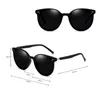 Sunglasses High-end Round Driver Sun Glasses Polarized Mirror Custom Made Myopia Minus Prescription Lens Men Women-1 To -6Sunglasses