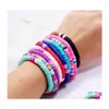 Brins de perles bijoux faits à la main en gros couleur doux Y plage bohème Bracelet pour femmes 98C3 livraison directe Bracelets Dhomv