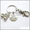 Key Rings Never Give Up Boxing Gloves Inspirational Keychain Fitness Bodybuilding Creative Backpack Pendant 405 8Owre 6Sg10 803 Drop Dhdrb