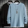 Men's Sweaters Sweatshirt Men 2023 Fashion Round Neck Streetwear Basic Bottoming Top Harajuku Solid Color Male Brand Hip Hop Pullo