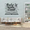 Wall Stickers Decal Once Upon A Time Tale Book Library Kids Reading Room Interior Decoration Door Window Sticker Art PW711Wall StickersWall