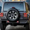 Feu antibrouillard arrière de voiture pour Jeep Wrangler JL US version 2018 2019 2020 2021 2022 pare-chocs frein lumière réflecteur clignotant