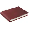 Première couche en cuir de vachette A4 taille anneau planificateur en cuir véritable bloc-notes horizontal rétro carnet de croquis cahier d'affaires en gros