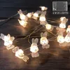 Cordes 2m 20led Carotte Poussin Guirlande Lumineuse Oeuf De Pâques Décoration À Piles Guirlande Lumineuse Nuit Lampe Fête De Vacances Décor À La Maison