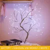 Lâmpadas de mesa 108 LED BONSAI TREELHA TREELA LIMPE IMPORTANTE DIAGIENTE CUNCHE DE COBER FIO DE COLO PARA A Lâmpada de Decoração de Casamento de Partes de Desktop