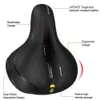 s Mountain Comfort Bike Seat Extra Wide Gel Cruiser Soft Saddle W / Reflection Bar Bicycle Accessoriess 0130