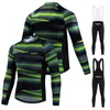 Sets mbre ciclismo 2023 Nieuwe ralvpha blitz jersey heren lente herfst herfst lange mouw kleding mountain fietsen shirt set z230130