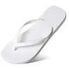 Tofflor kvinnor smala flip flops sommar strand sandaler gummi designer skor varumärke glider hem dusch