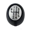 Shift Knob Leather 6 Speed ​​Manual Car Gear Styling för Renat Megane Scenic Laguna Espace Master Vauxhal Opel Drop Delivery Mobiles M DHW6T