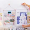 Sacs de rangement Kawaii Animal mural sac filles suspendus école bureau papeterie 7 poches multicouche placard