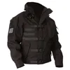 Men's Jackets High Quality Military Tactical Jacket Men Waterproof Wearresistant Multipocket Bomber Outdoor Hiking Windproof Coat 230130