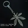 Keychains High-End Man and Female Hip-Hop Rostfritt stål hänge Key Chain Fashion Jewelry