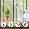 Outros pássaros suprimentos 18 peças Toys Set Parrot Swing mastigando brinquedos pendurados Hammock Police Ladder Bridge for Core Finch Mynah Lovebird 230130