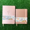 Anteckningar Rose Gold Cover Doted Notebook Dot Grid Journal Ins Bujo 160GSM Bambu tjockt papper med numrerad sida * Buke 230130