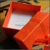 Schmuckkästchen Sonderangebot Tc Chirstmas Ring Ohrringe Halskette 4x4cm Geschenkverpackung Kleine Papierbox 31 W2 Drop Delivery Display Dhdmk