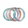 Bangle UJBOX 1PC Japanese Korean Multi-color Clear Acrylic Resin Bangles For Women Girls Blue Green Bracelet Wrist Jewelry Accessories