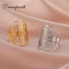 Cluster Rings Dawapara Mandala uzdrawiający pierścień amulet Vintage filigran z możliwością zmiany rozmiaru talizman dla dobrego zdrowia biżuteria ze stali nierdzewnej