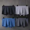 Underpants 4pcs/lotes 6xl shorts de boxe masculinos sexy slip modal slip homme roupe