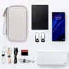 Storage Bags Convenient Lightweight Double Layers Data Cable Power Bank Protective Bag For Business Trip Pouch