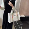 Çok yönlü moda sırt çantası moda naylon tuval alışveriş çantası toptan tek omuz büyük kapasiteli öğrenci kadın tote