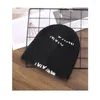 Basker vinter varm hatt kvinnor avslappnad staplade stickade mjuka män fast färg hip hop skelett unisex beanie stacker