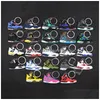 Keychains Lanyards Wholesale Designer Mini Sile Sneaker Keychain Men Women Kids Key Ring Gift Shoes Handbag Chain Basketball Shoe Dhjqf LPCS