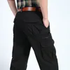 Pantalon pour hommes Marque Automne Hiver Polaire Cargo Hommes Épais Chaud Long Coton Plus Taille Pantalon Hombre Pantalon Tactique1