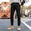 Men's Pants Men 2023 Casual Cargo Mens Military Tactical Joggers High Quality Male Multi-Pocket Black Army Cotton Trousers 40