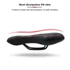 s Hollow Bicycle GEL Anti-skid PU Extra Soft Shock Absorbing Mountain Bike Saddle 3D Chinese Style MTB Road Cycling Seat 0130