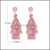 Dangle Chandelier Arrival Bohemian Long Tassel Drop Earrings For Women Statement Wedding Colorf Fringe Female Jewelryz Delivery Jew Dhggl