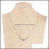 Pendant Necklaces Flower Necklace Simated Pearl Jewelry Tassel Perlas Long Pendants Sweater Pearls Dh Drop Delivery Dhcdb