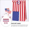 Gift Wrap 12pcs American Flag Paper Bags Candy With 2