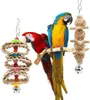 Other Bird Supplies 8pcs Toys Perch Accessories For Parrot Swing ladder Pet DIY African Grey Budgie papegaaien speelgoed jouet perroquet 230130