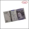 Inne świąteczne dostawy imprezowe Prop Money Copy Toy Euro Realistyczne fałszywe brytyjskie banknoty Papier Udawanie podwójnej kropli dostawa home ga dhwpesw3s