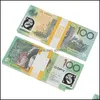 Jeux de nouveauté Prop Cad Game Money 5/10/20/50/100 Copie Dollar canadien Canada Billets de banque Faux billets Accessoires de film Livraison directe Jouets Cadeau DhjgrVJB3