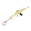 Keychains de jeu pour hommes femmes jouet pistolet metal petit cadeau cadeau M762 98k Pendentif de trousseau pour enfants