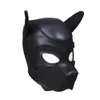 Nxy Erwachsene Spielzeug sexy Partymasken Welpe Spiel Hundehaube gepolstert Latex Gummi -Rollen -Cosplay Full Head Ohrs Halloween Sex Toy für Paar 1201