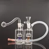 Nouveau brûleur à mazout en verre Bong Mobius Matrix percolateur de cage à oiseaux petit Dab Rig fumant cendrier narguilé avec tuyaux de brûleur à mazout en verre mâle de 10 mm