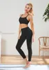 Active Set Style Sports Fitness Självkultivering kostym Kör snabbtorkande fast färg Yoga Set Women