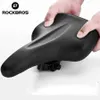 s ROCKBROS Soft Breathable Anti-shock Thicken Widened Cushion MTB Mountain Road Bike Saddle Skidproof Bicycle Seat 0130