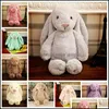 Przyjęcie przychylnie Easter Bunny 12 -cal 30 cm Pluszowa zabawka Kreatywna lalka miękka ucha królicza zwierzę dzieci dzieci walentynki urodziny gi dhepq