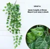 Verde artificiale falso appeso a sospensione di vite foglie fioreni ghirlanda giardino da giardino decorazione di vite ivy vite forniture di vite