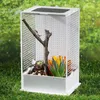 Small Animal Supplies Box Conteneur Reptile Insectes Brassement Alimentation Alimentation du réservoir d'observation Borm Tarantula Paysage Plat Snake Case acrylique 230130