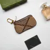 Men women Key Wallets Designer Fashion Coin Purse Card Holder Pendant Wallet genuine leather zipper Bag Accessoires 8 Color261M