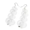 Boucles d'oreilles pendantes pour femmes, lustre, ampoules uniques et originales, boule de verre transparent Cool, longue goutte, bijoux FemmeDangle, 2023