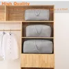Storage Bags Clothes Bag With Zipper And Handle 84L Large Capacity Linen Duvet Breathable Foldable Space Saving Luggage