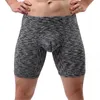 Underpants Men Cotton Boxer Stretchy Shorts Ropa Sexy Hombre Trunks With Bulge Pouch Sleep Bottom Breathable Underwear Homewear