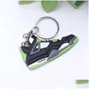 Sleutelhangers Lanyards 38 Kleuren Sneakers Schoenen Voor Mannen Vrouwen 4 Generatie Basketbal Gym Sleutelhanger Bag Charm Auto Sleutelhanger Accessoires Dh6B3