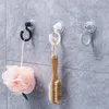 Hooks 2Pcs Transparent Hangers Self Adhesive Wall Storage Holders In Bathroom Kitchen Stick On Door For Keys Towels